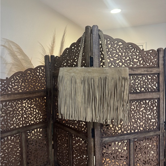 NEW NWT Reformation Luna Tote Bag In Brown - Picture 3 of 3